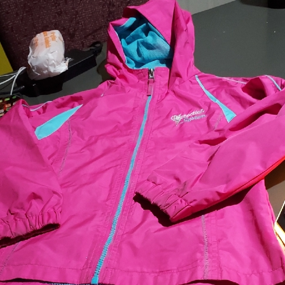 💚2/$20 or 4/$30 Protection System size 6X Pink Rain Jacket